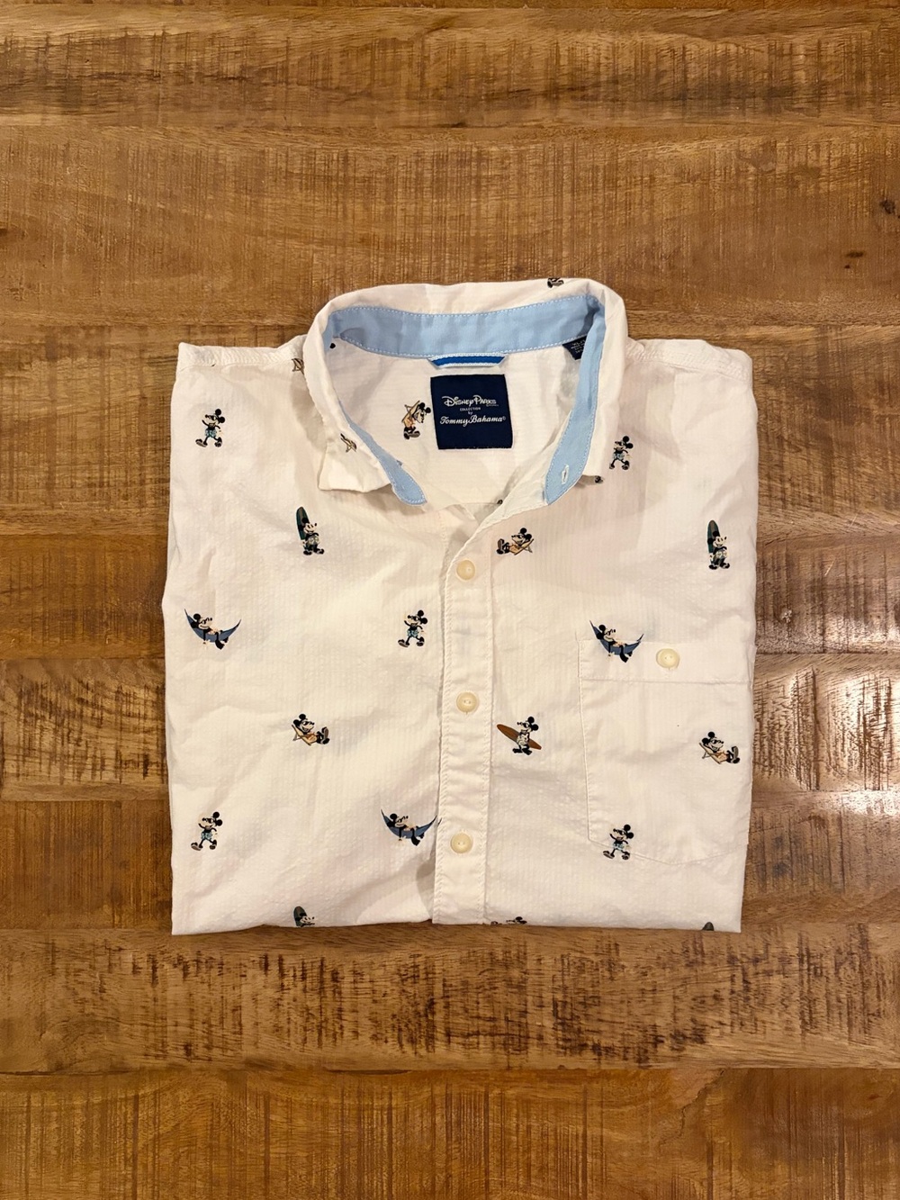 Tommy Bahama Disney Parks Mickey Mouse Vacation Button Up Shirt